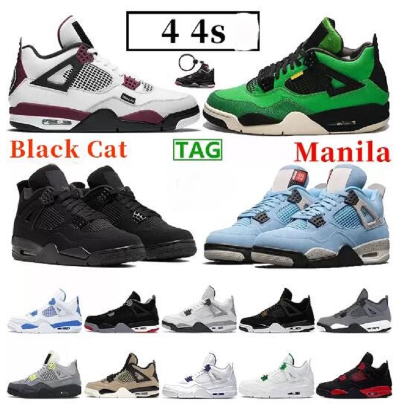 University Blue 4 4s mens Basketball Shoes white oreo cool grey metallic purple black cat bred shimmer cactus jack Infrared men women sneakers US 5.5-13, # 17
University Blue 4 4s mens Basketball Shoes white oreo cool grey metallic purple black cat bred shimmer cactus jack Infrared men women sneakers US 5.5-13, # 17