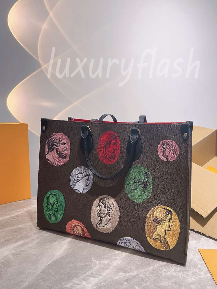 2021 Latest Arrival OnTheGo Tote Printed Canvas Women Designer Shopping Bags Mommy Purses Large Capacity Avatar Shoulder Handbags Wholesale, With dust bag
2021 Latest Arrival OnTheGo Tote Printed Canvas Women Designer Shopping Bags Mommy Purses Large Capacity Avatar Shoulder Handbags Wholesale, With dust bag