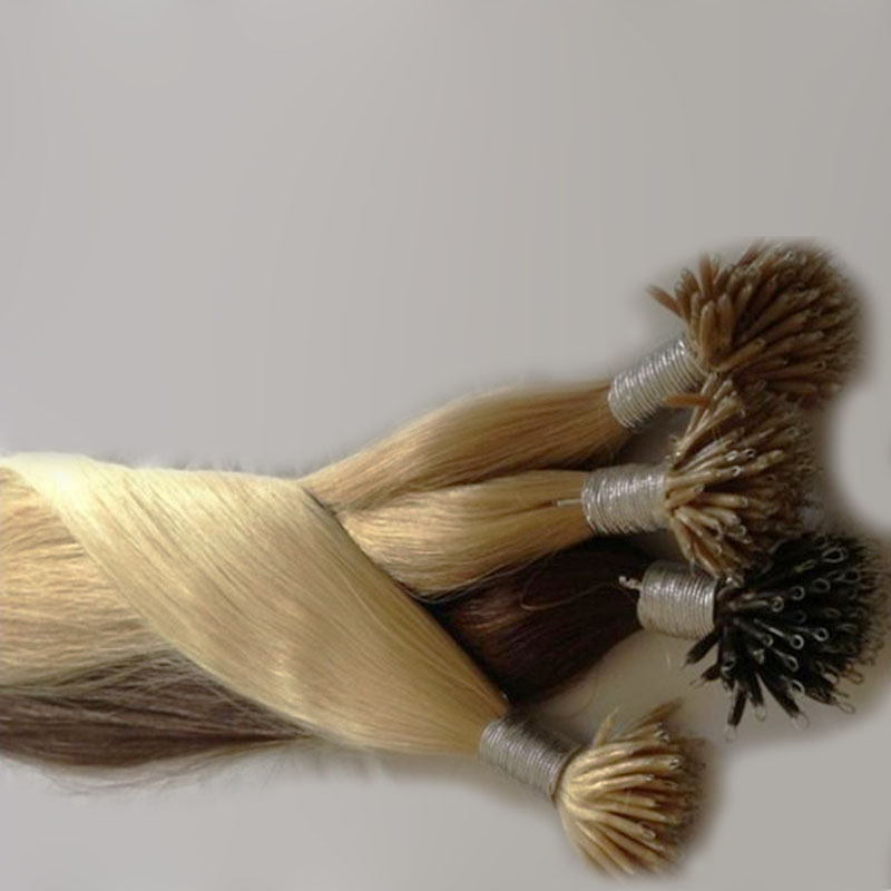 Genuis quality 240g 300Strands Nano ring European nano ring hair extension 16 18 20 22 inch Brazilian human hair
