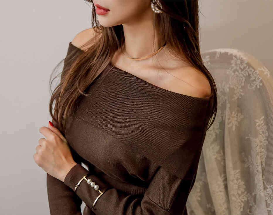Autumn Women Sexy Off Shoulder Bodycon Sweater Dresses Knitted Long Sleeve Casual Vestidos 210520
