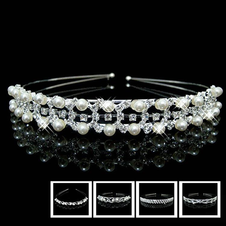 Hair Clips & Barrettes Fashion Jewelry Bride Crowns Pearl Rhinestone Crystal Crown Wedding Flower Girl Tiara Princess Bandage On His Head, Golden;silver
Hair Clips & Barrettes Fashion Jewelry Bride Crowns Pearl Rhinestone Crystal Crown Wedding Flower Girl Tiara Princess Bandage On His Head, Golden;silver