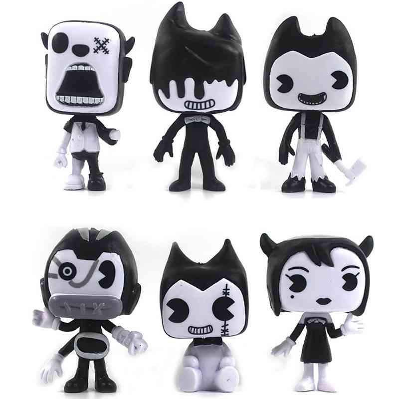 Cartoon character toys, 9-11cm PVC model, terrorist action toys, bendy and ink characters, children's Halloween gifts
Cartoon character toys, 9-11cm PVC model, terrorist action toys, bendy and ink characters, children's Halloween gifts