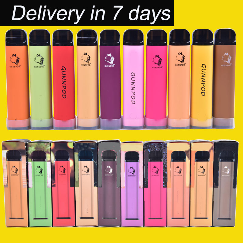 GunnPod E-cigarettes Disposable Vape Pen Device Kit 2000 Puffs 20 Colors 1250mAh Battery Prefilled 8ml Pod VS Bang XXL Hyppe Max Flow Puff Plus
GunnPod E-cigarettes Disposable Vape Pen Device Kit 2000 Puffs 20 Colors 1250mAh Battery Prefilled 8ml Pod VS Bang XXL Hyppe Max Flow Puff Plus