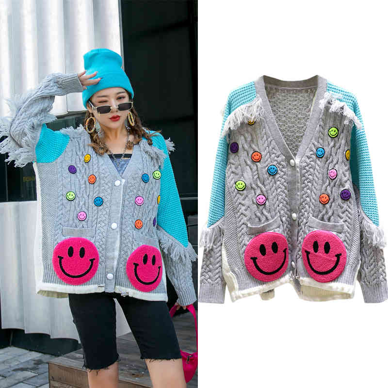 Women's Jackets Female wide-length sweater plus size, long-sleeve heavy cardigan with free, kawaii mesh, for autumn Q3C3, 1# shoe box
Women's Jackets Female wide-length sweater plus size, long-sleeve heavy cardigan with free, kawaii mesh, for autumn Q3C3, 1# shoe box