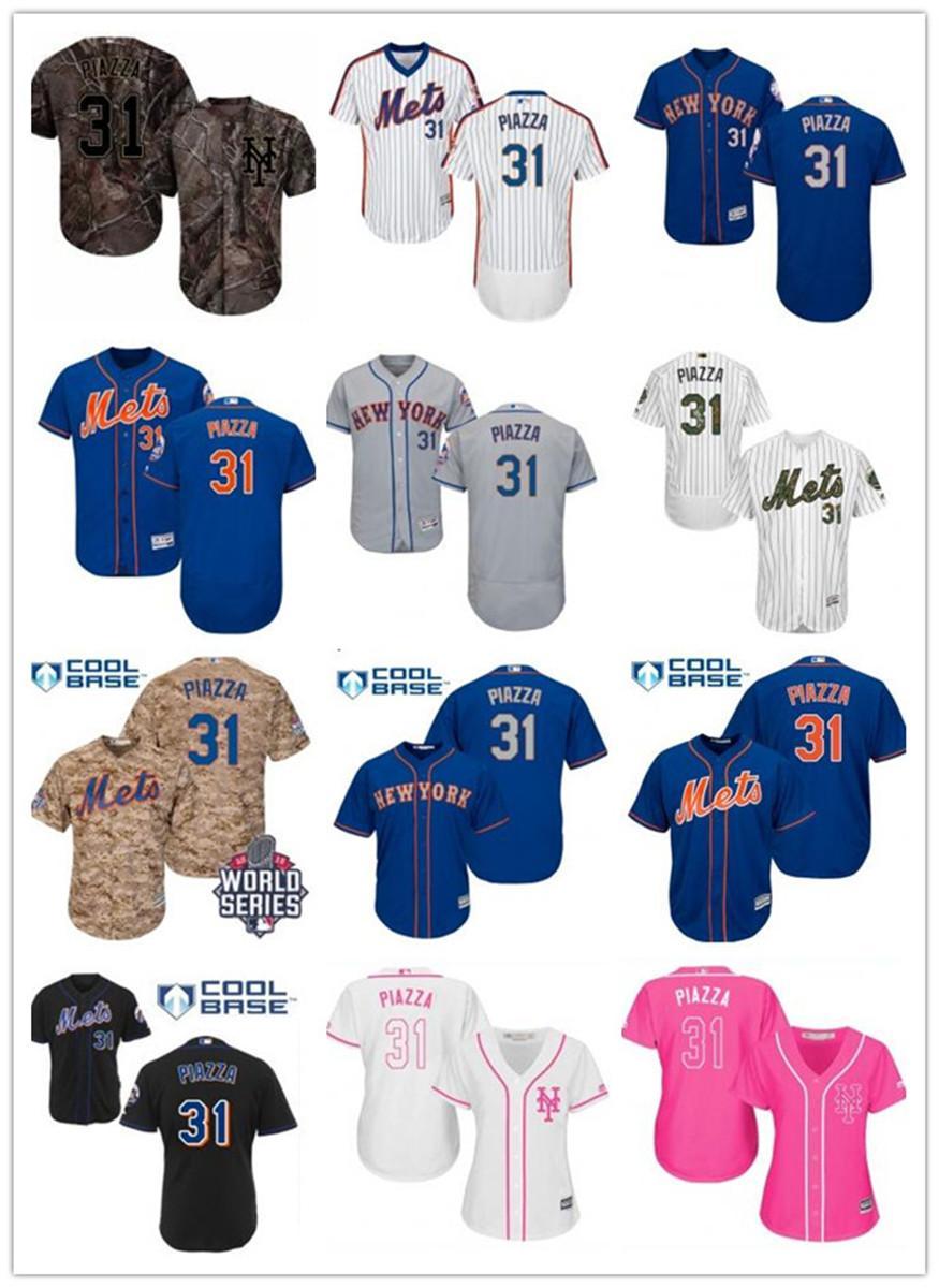 NCAA Custom NY New YorkMets 31 Mike Piazza baseball jersey Mets baseball wear men women youth jerseys, Black
NCAA Custom NY New YorkMets 31 Mike Piazza baseball jersey Mets baseball wear men women youth jerseys, Black