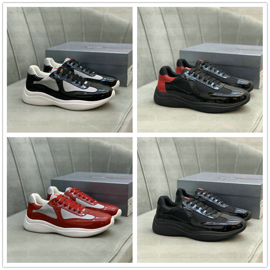 Mens Designer Shoe America'S Cup Bike Fabric Xl patent Leather Sneakers Men High Quality Flat Trainers Black Lace-up Casual Shoes Outdoor Runner Trainer, Others
Mens Designer Shoe America'S Cup Bike Fabric Xl patent Leather Sneakers Men High Quality Flat Trainers Black Lace-up Casual Shoes Outdoor Runner Trainer, Others