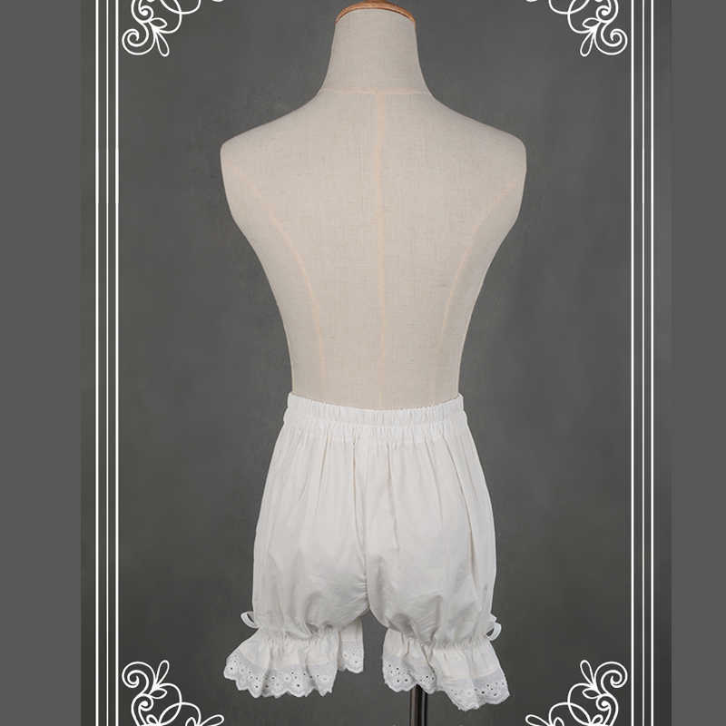 Sweet Cotton Lolita Shorts/Bloomers with Lace Trimming 210714