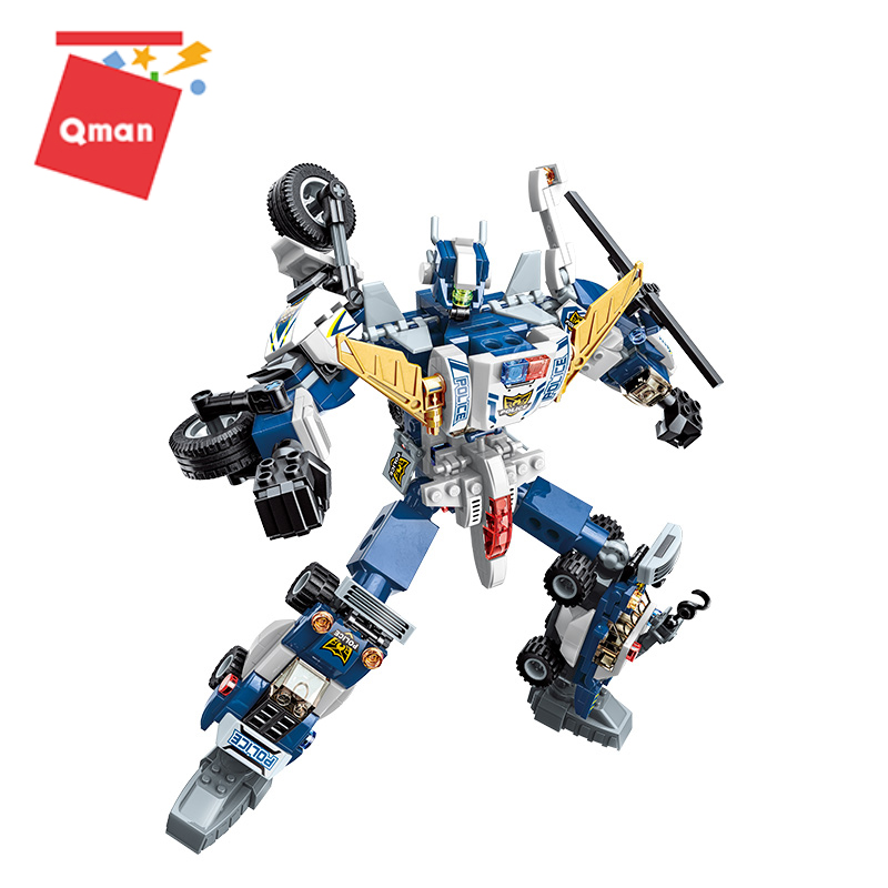 City Robot Trans-collector 6in1 Building Blocks Car Helicopter Truck Motorcycle Model Educational Toys For Boys Gift
City Robot Trans-collector 6in1 Building Blocks Car Helicopter Truck Motorcycle Model Educational Toys For Boys Gift