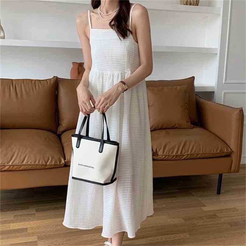 Sexy Plus Size Femme Slim Solid A-line Loose All Match Slip Dress Casual Party Chic Long Dresses Vestidos 210525, White
Sexy Plus Size Femme Slim Solid A-line Loose All Match Slip Dress Casual Party Chic Long Dresses Vestidos 210525, White