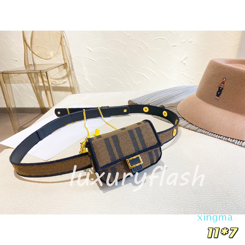 High Quality Women Belt Bag 2021 Designers Luxurys Fashion Leather Handbags Detachable Lipstick Coin Purse Cute Mini Small Chain Bags, With box
High Quality Women Belt Bag 2021 Designers Luxurys Fashion Leather Handbags Detachable Lipstick Coin Purse Cute Mini Small Chain Bags, With box