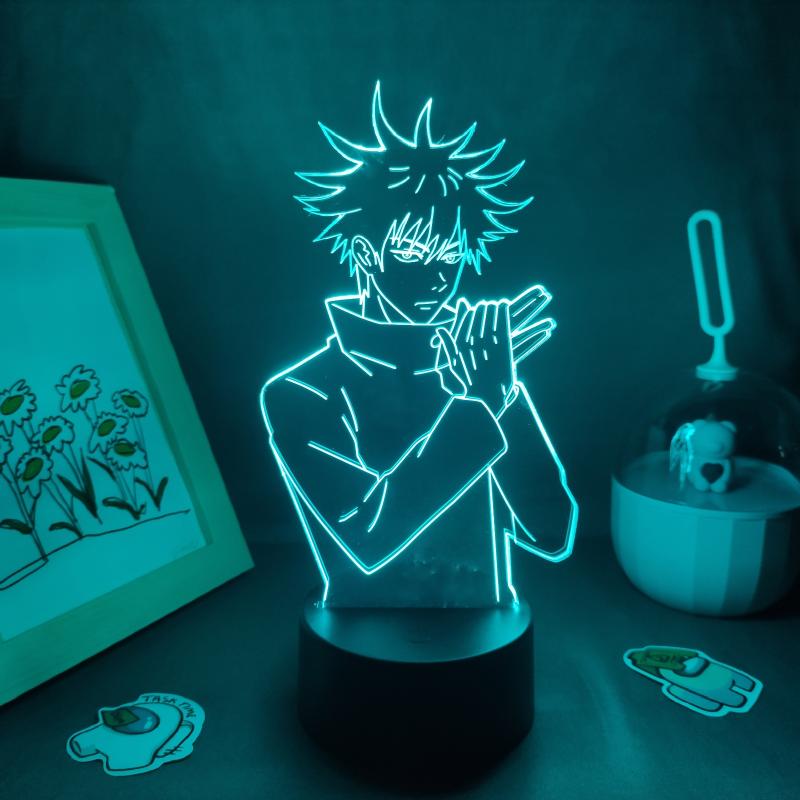 Night Lights Jujutsu Kaisen Anime Figure Megumi Fushiguro 3D LED Lamp RGB Neon Bedroom Table Desk Decoration Manga Birthday Gift
Night Lights Jujutsu Kaisen Anime Figure Megumi Fushiguro 3D LED Lamp RGB Neon Bedroom Table Desk Decoration Manga Birthday Gift