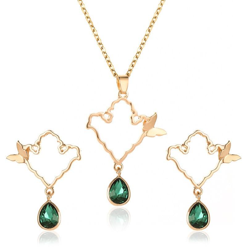 Earrings & Necklace 2021 Morocco Wedding Jewelry Set For Women Fashion Gold Color Butterfly Drop Earring Pendant Arab Crystal Gift, As pic
Earrings & Necklace 2021 Morocco Wedding Jewelry Set For Women Fashion Gold Color Butterfly Drop Earring Pendant Arab Crystal Gift, As pic