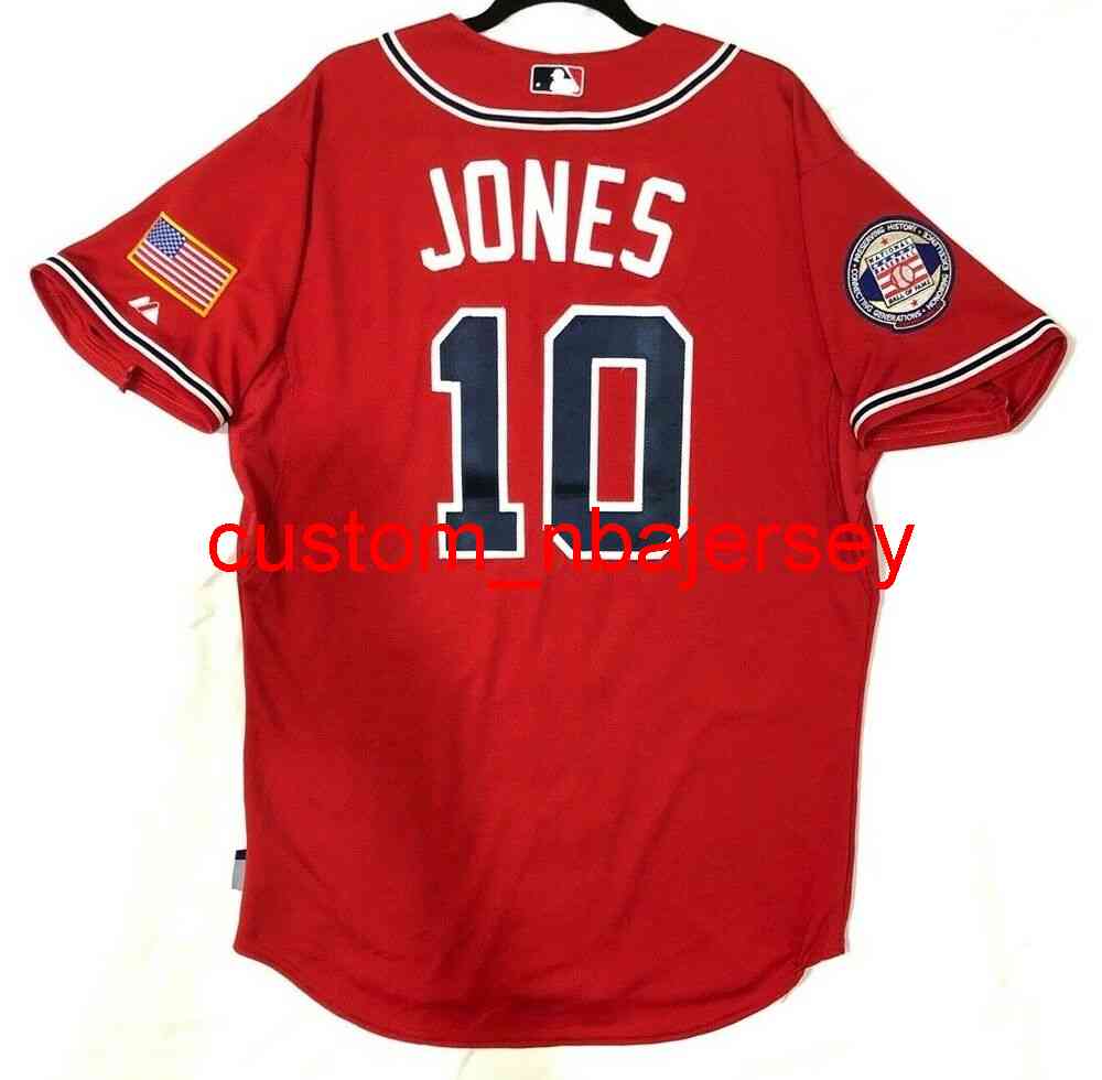 Custom ATLANTA CHIPPER JONES HOF PATCH Jersey Stitched Add Any Name Number -6XL Men Women Youth Baseball Jersey, Red
Custom ATLANTA CHIPPER JONES HOF PATCH Jersey Stitched Add Any Name Number -6XL Men Women Youth Baseball Jersey, Red