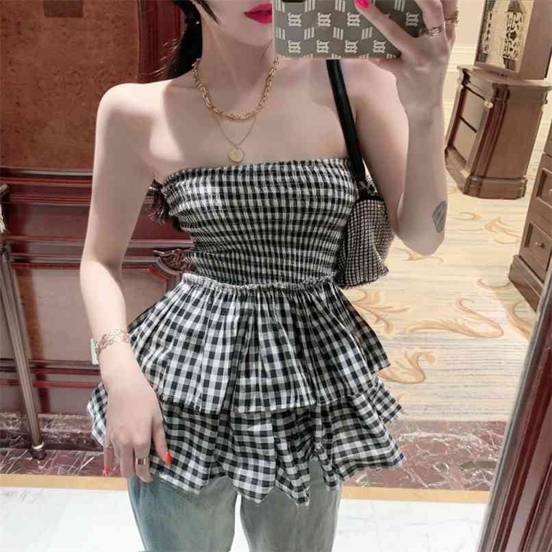 Sexy and sweet two-wear ruffled plaid skirt slim tube top women summer fashion women's clothing dress 210520, The picture color
Sexy and sweet two-wear ruffled plaid skirt slim tube top women summer fashion women's clothing dress 210520, The picture color