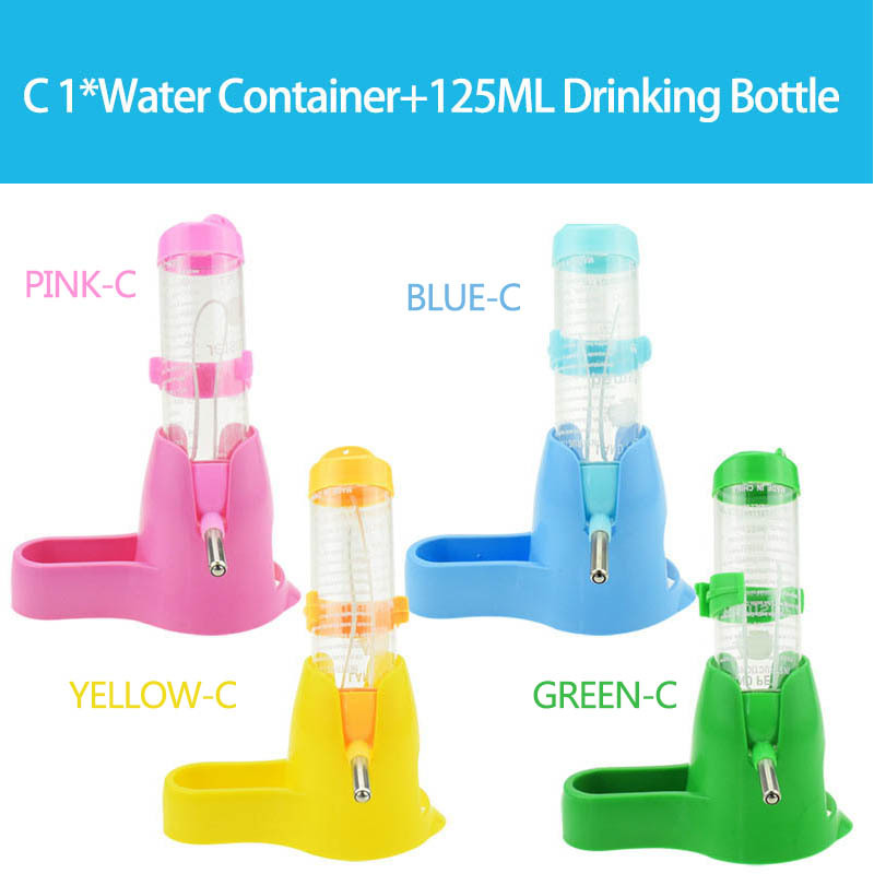 Hamster Water Bottle Small Animal Accessories Automatic Feeding Device Food Container 3 Styles 1 Pc Pet Drinking Bottles