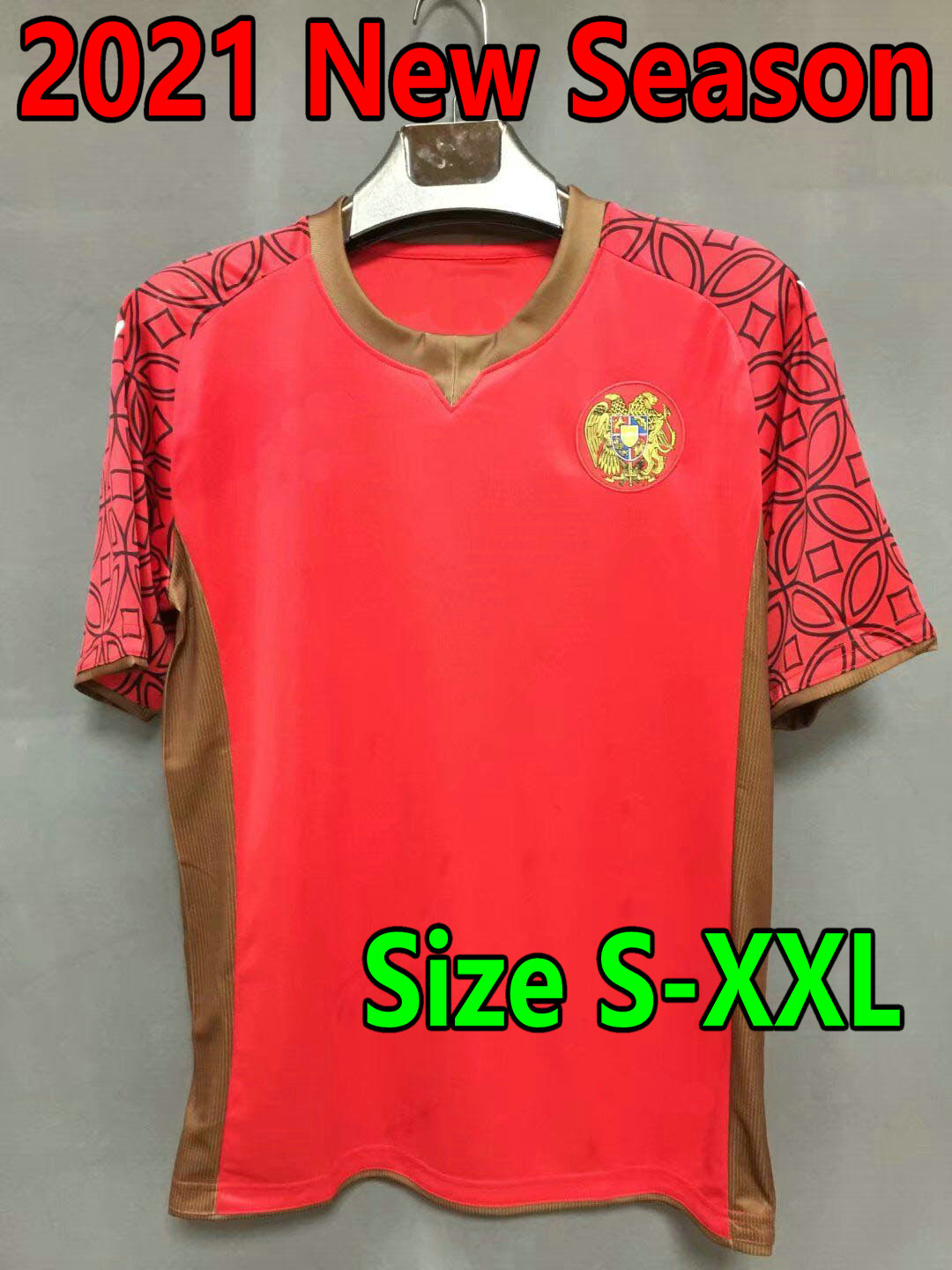 2021 2022 Armenia soccer jerseys home red 21 22 Briasco Tigran Barseghyan Khoren Bayramyan Hakobyan Adamyan Camisa de futebol men kids kit football shirts, Home + patch
2021 2022 Armenia soccer jerseys home red 21 22 Briasco Tigran Barseghyan Khoren Bayramyan Hakobyan Adamyan Camisa de futebol men kids kit football shirts, Home + patch