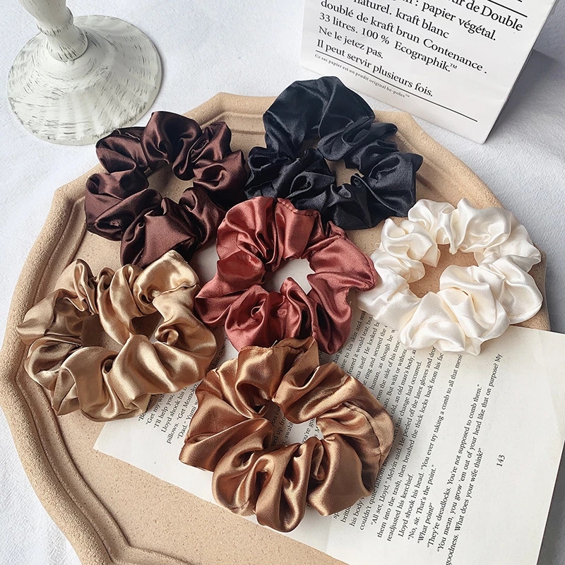Fashion Women Silk Scrunchie Elastic Handmade Multicolor Hair Band Ponytail Holder Headband Accessories, Slivery;white
Fashion Women Silk Scrunchie Elastic Handmade Multicolor Hair Band Ponytail Holder Headband Accessories, Slivery;white