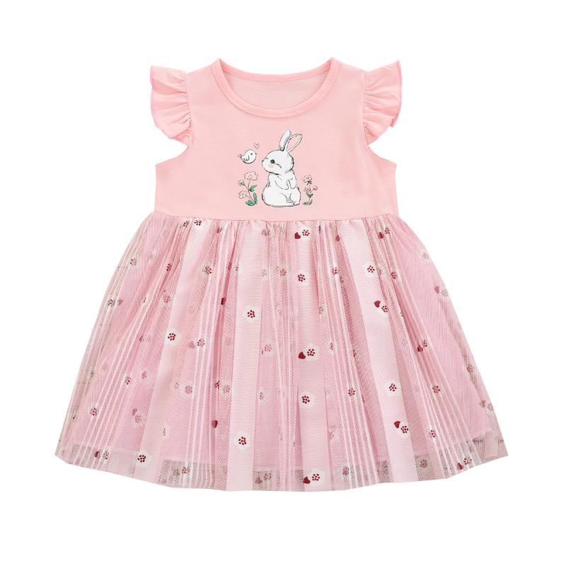 Girl's Dresses 2021 Easter Summer Girl\u2021s Ruffles Sleeve Cartoon Mesh Yarn Stitching A-line Princess Dress, As pic
Girl's Dresses 2021 Easter Summer Girl\u2021s Ruffles Sleeve Cartoon Mesh Yarn Stitching A-line Princess Dress, As pic