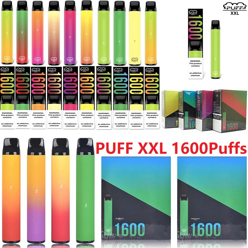 Puff XXL Plus Bar 1600Puffs Vape Pen Disposable E Cigarettes Starter Kit 850mAh Battery Pre-filled 3.5ml Pods VS Bang PuffPlus In Stock Wholesale
Puff XXL Plus Bar 1600Puffs Vape Pen Disposable E Cigarettes Starter Kit 850mAh Battery Pre-filled 3.5ml Pods VS Bang PuffPlus In Stock Wholesale