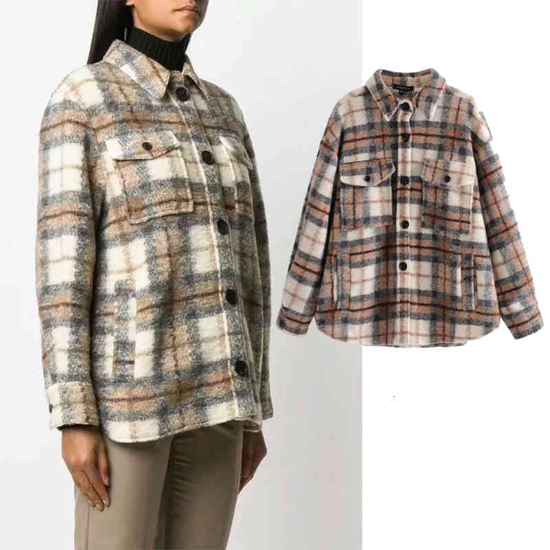 Women's Down & Parkas autumn wool Turn Collar Woolen Coat Plaid Print Elegant Jacket Autumn Long Casaco Feminino 675J, Black
Women's Down & Parkas autumn wool Turn Collar Woolen Coat Plaid Print Elegant Jacket Autumn Long Casaco Feminino 675J, Black