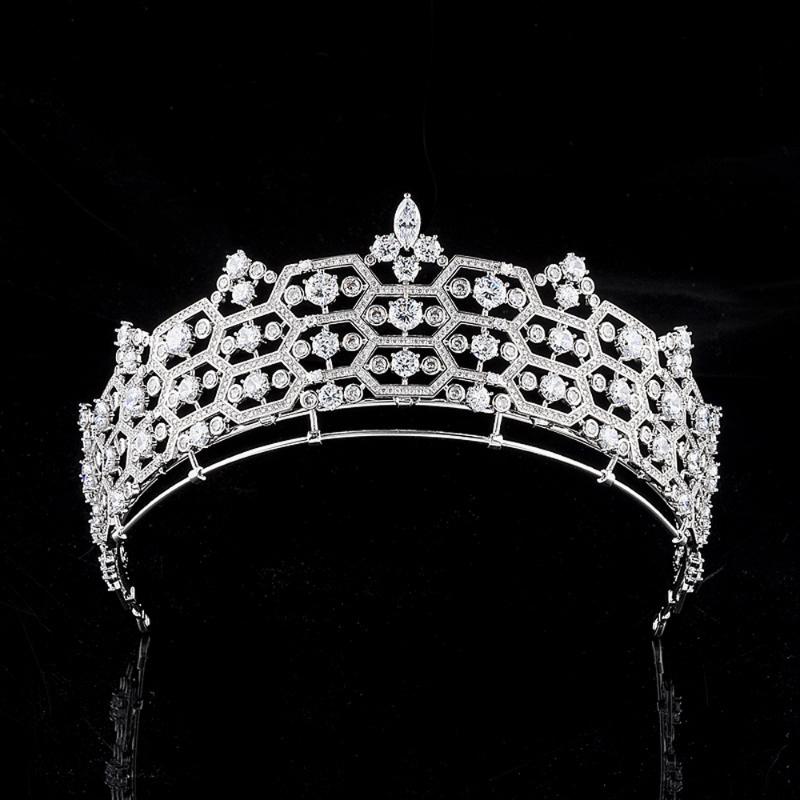 Hair Clips & Barrettes Luxury Full Cubic Zirconia European Royal Princess Greville Wedding Bridal Tiaras And Crowns CZ Zircon Pageant Jewelr, Golden;silver
Hair Clips & Barrettes Luxury Full Cubic Zirconia European Royal Princess Greville Wedding Bridal Tiaras And Crowns CZ Zircon Pageant Jewelr, Golden;silver