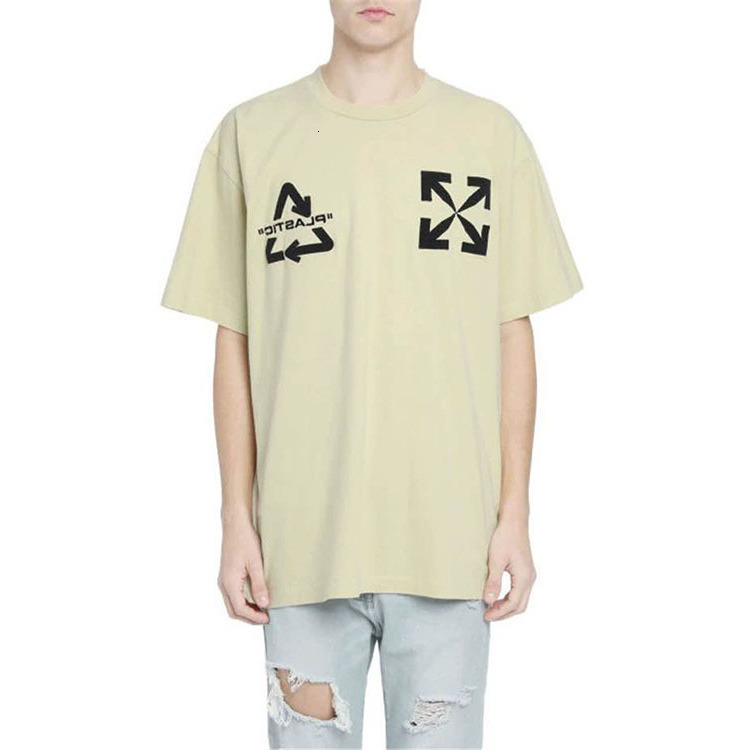 Off Style White Arrstyle Lettered Embroidered Short Sleeve T-shirt Men and Women Lovers Hip Hop Loose Casual Top, White;black
Off Style White Arrstyle Lettered Embroidered Short Sleeve T-shirt Men and Women Lovers Hip Hop Loose Casual Top, White;black