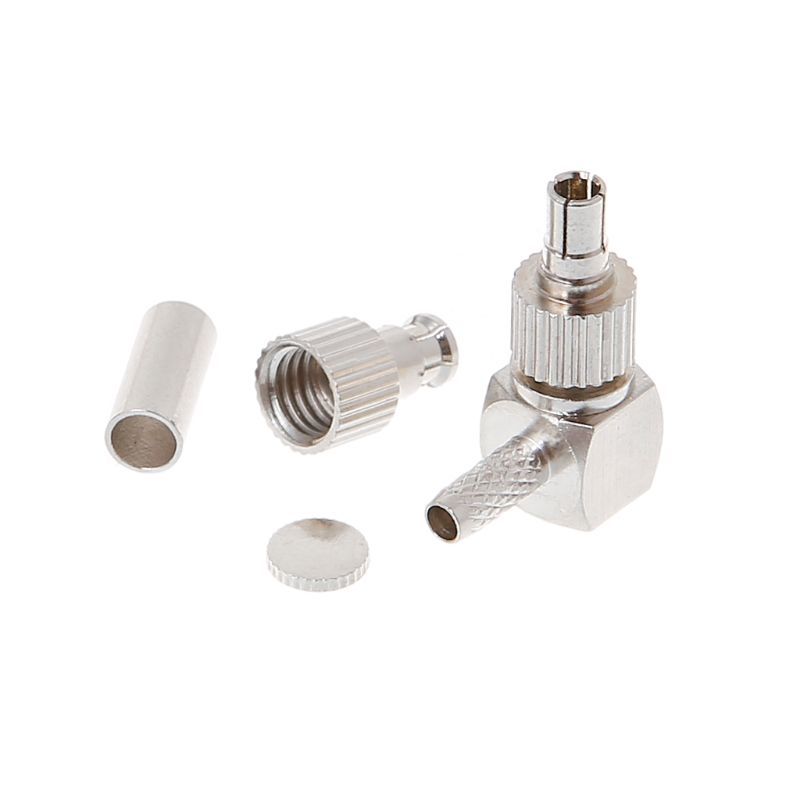2 In 1 TS9/CRC9 Men's Rights Corner Rf Connector Coaxial Adapter for RG174/178/316 LMR100