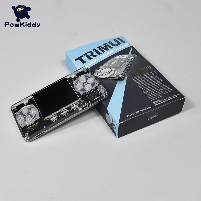 Powkiddy TRIMUI Retro Game Console Ultra Card Transparent Machine Support Double Battle Children Handheld Portable Players
Powkiddy TRIMUI Retro Game Console Ultra Card Transparent Machine Support Double Battle Children Handheld Portable Players