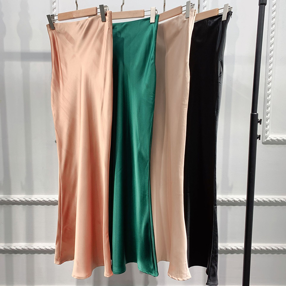 Faldas Mujer Moda Muslim High Waist Bodycon Maxi Pencil Long Satin Skirt Jupe Longue Femme Skirts Womens Korean Fashion Clothing
Faldas Mujer Moda Muslim High Waist Bodycon Maxi Pencil Long Satin Skirt Jupe Longue Femme Skirts Womens Korean Fashion Clothing