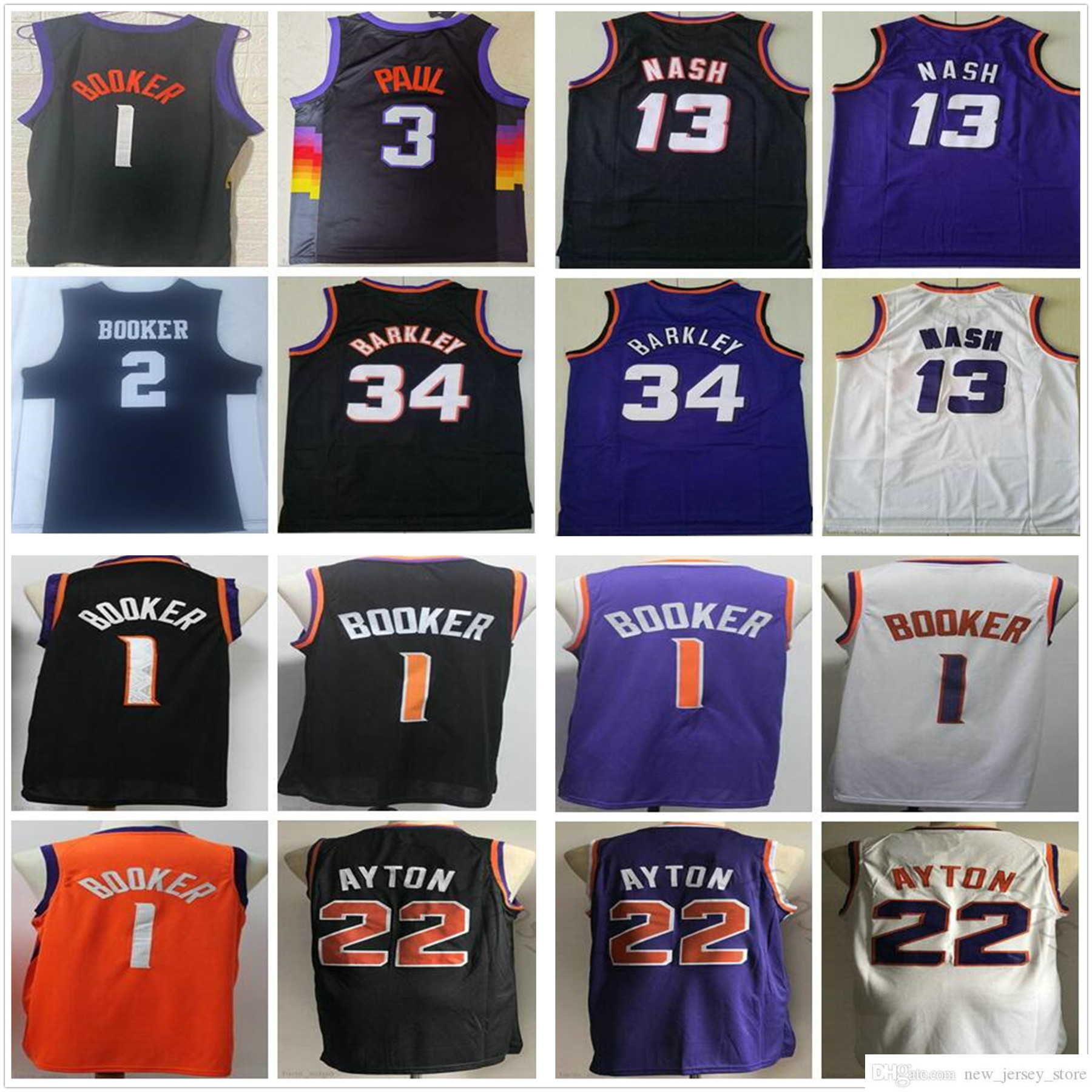 NCAA Mens Devin #1 Booker Basketball Chris 3 Paul DeAndre 22 Ayton Vintage Retro Steve 13 Nash Charles 34 Barkley Jerseys 2021, Black;red
NCAA Mens Devin #1 Booker Basketball Chris 3 Paul DeAndre 22 Ayton Vintage Retro Steve 13 Nash Charles 34 Barkley Jerseys 2021, Black;red