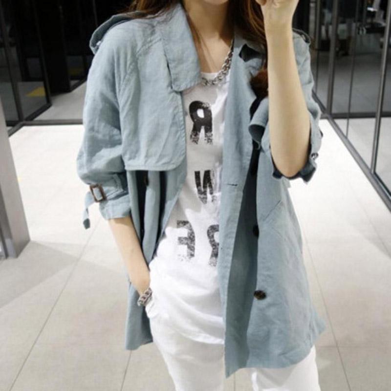 Women's Trench Coats Spring Autumn Women Thin Windbreaker Casual Three-quarter Sleeves Solid Color All-match Jacket, Tan;black
Women's Trench Coats Spring Autumn Women Thin Windbreaker Casual Three-quarter Sleeves Solid Color All-match Jacket, Tan;black