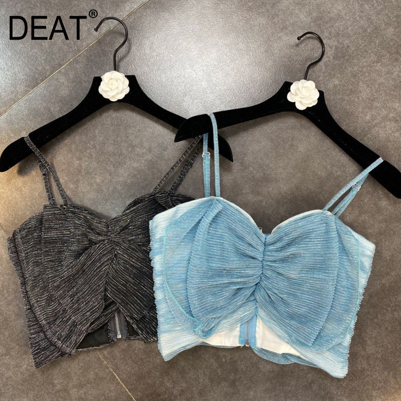 Women Camis Sexy Fashion Spring Summer Bowtie Design Ladies Party HR423 210525, Black