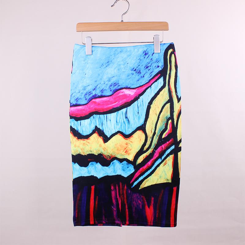 Skirts Impressionist Painting Print Ladies Pencil America Europe Fashion Design Women Slim Bottoms Girls Apparel Free Ship, Wwp0020
Skirts Impressionist Painting Print Ladies Pencil America Europe Fashion Design Women Slim Bottoms Girls Apparel Free Ship, Wwp0020