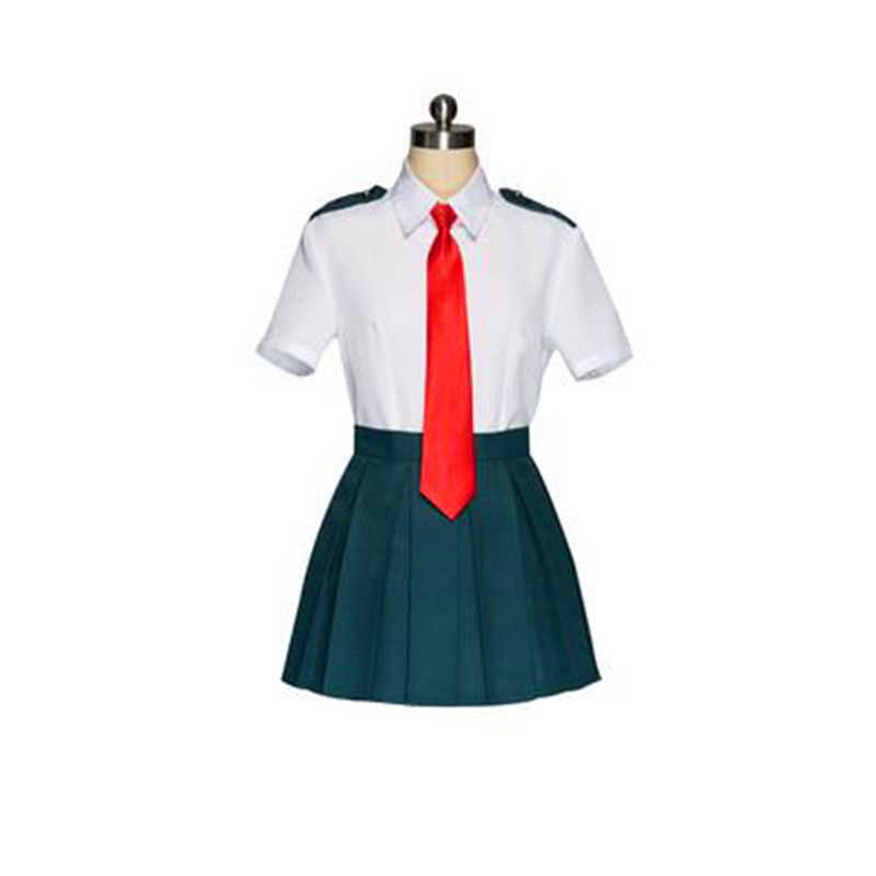 My Hero Academia Cosplay Costume Men Women School Uniform Midoriya Izuku Todoroki Shouto Bakugo katsuki Asui Tsuyu Ochaco Urara Y0913