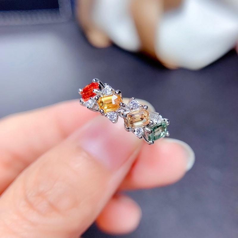 Wedding Rings Fashion Colorful Zircon 925 Silver Adjustable Size Geometry Exquisite Jewelry For Women Unique Anniversary Gift
Wedding Rings Fashion Colorful Zircon 925 Silver Adjustable Size Geometry Exquisite Jewelry For Women Unique Anniversary Gift