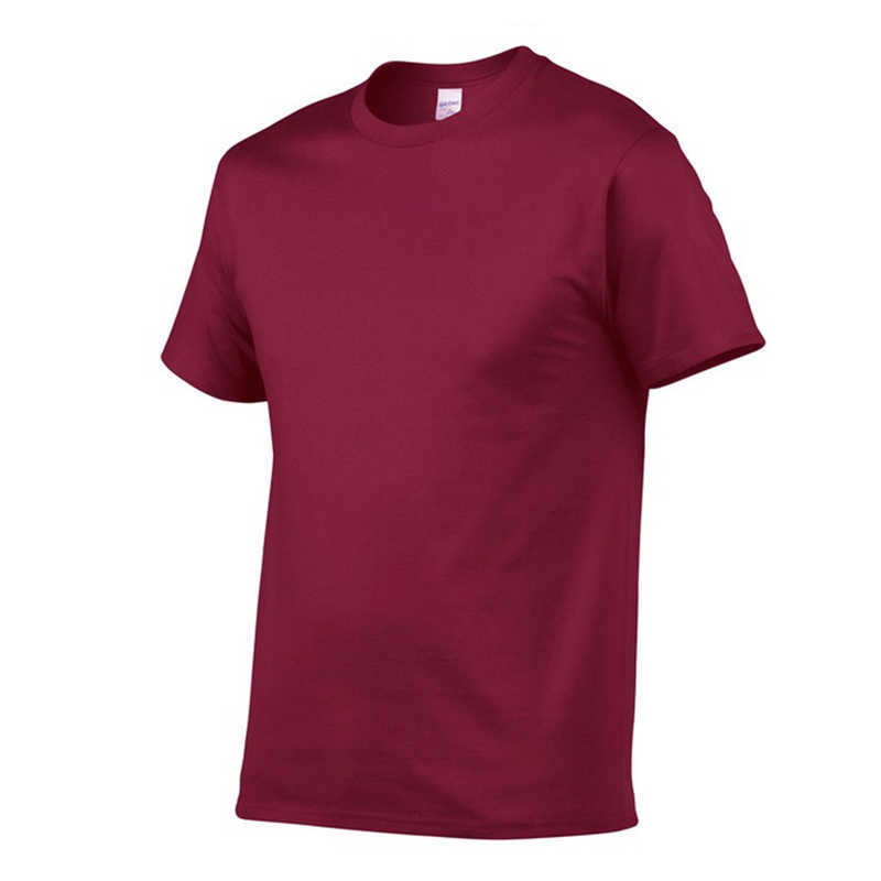 T Shirt Men Solid Color Tshirt Simple style Male Casual Tshirt short sleeve O neck Plus size 210707
