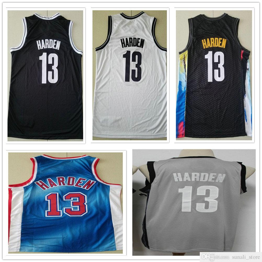 Stitched Men James 13 Harden Jerseys 2021 New City Black Blue White Grey Basketball College Shirts Fast Shipping
Stitched Men James 13 Harden Jerseys 2021 New City Black Blue White Grey Basketball College Shirts Fast Shipping