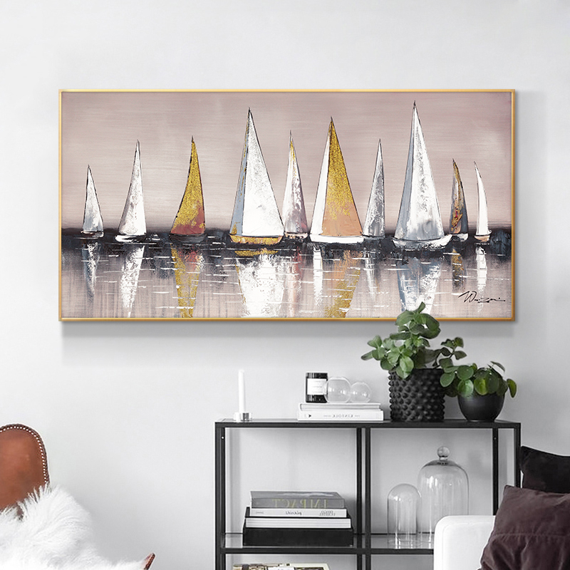 Abstract Modern City Canvas Painting On The Wall Landscape Posters And Prints Wall Art Pictures For Living Room Home Decor