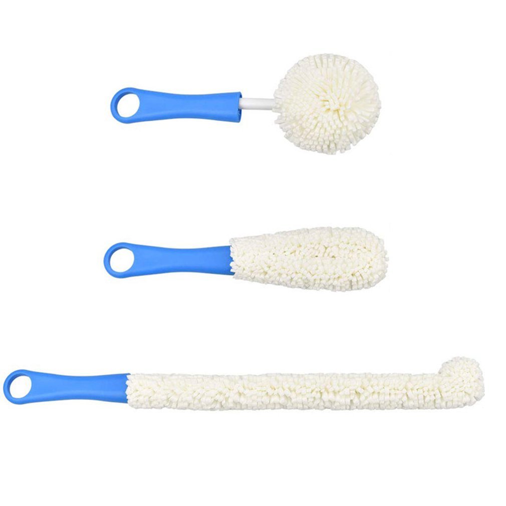 Soft Foam Wine Bottle Brush For Decanter Cups Flexible Dust Cleaning Brush Win Bar Set Cleaner Glass Brush