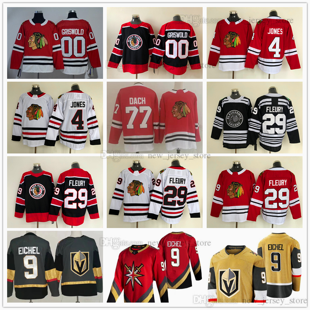2022 New Ice Hockey 9 Jack Eichel Jersey Stitched 29 Marc-Andre Fleury 4 Seth Jones 00 Clark Griswold 77 Kirby Dach Jerseys Reverse Retro Black Red White Golden For man, As picture
2022 New Ice Hockey 9 Jack Eichel Jersey Stitched 29 Marc-Andre Fleury 4 Seth Jones 00 Clark Griswold 77 Kirby Dach Jerseys Reverse Retro Black Red White Golden For man, As picture