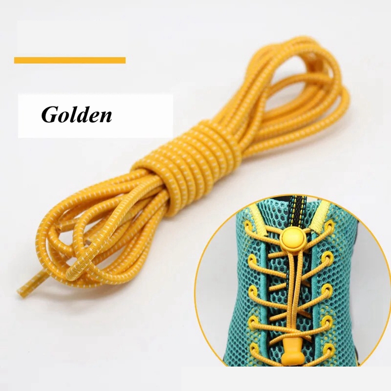 10Pair Sneaker Shoe Elastic No Tie Stretching Lock Lazy laces Quick Rubber Shoelace Shoestrings
