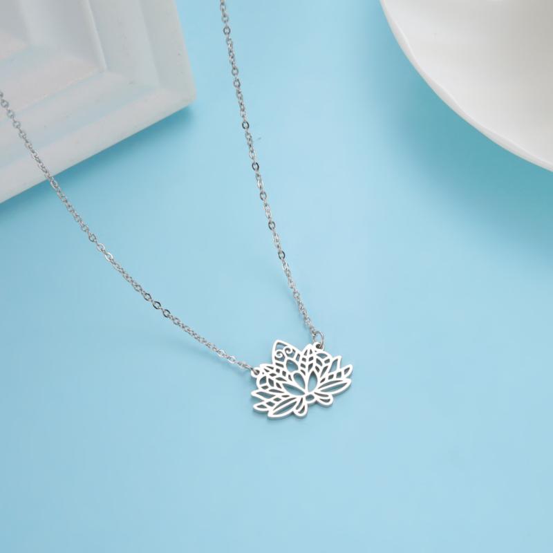 Pendant Necklaces Cazador Flower Chain Stainless Steel Fancy Necklace For Women Jewelry Trendy Girls Gifts 2021
Pendant Necklaces Cazador Flower Chain Stainless Steel Fancy Necklace For Women Jewelry Trendy Girls Gifts 2021