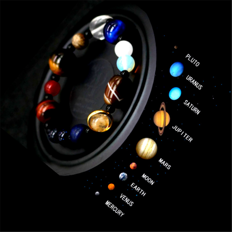 2022 Universe Solar System Bracelet for Women Men 7 Chakra Bracelets Jewelry Eight Planets Bracelet Gift for Her Gift for Him, Black
2022 Universe Solar System Bracelet for Women Men 7 Chakra Bracelets Jewelry Eight Planets Bracelet Gift for Her Gift for Him, Black