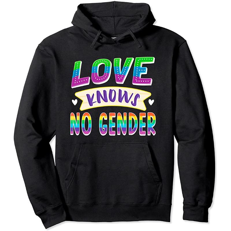 Men' Hoodies & Sweatshirts Love Knows No Gender LGBTQ Gay Pride Lesbian Rights Rainbow Pullover Hoodie
Men' Hoodies & Sweatshirts Love Knows No Gender LGBTQ Gay Pride Lesbian Rights Rainbow Pullover Hoodie