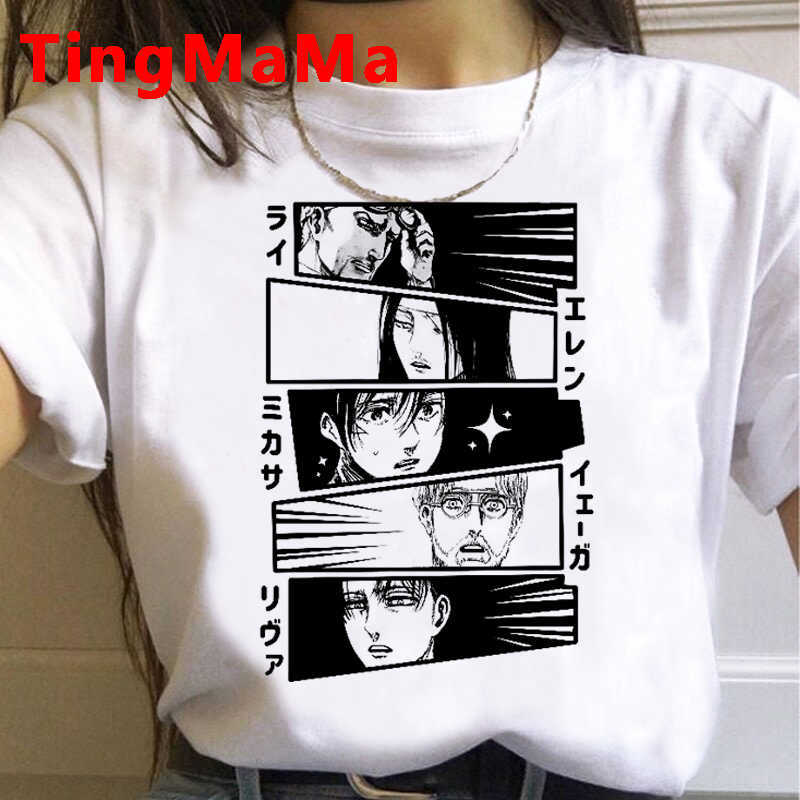 New Japanese Anime Attack on Titan T Shirt Men Shingeki No Kyojin Cartoon Titans Attack Graphic Tees Harajuku Unisex Tshirt Male X0621, 644kkkk
New Japanese Anime Attack on Titan T Shirt Men Shingeki No Kyojin Cartoon Titans Attack Graphic Tees Harajuku Unisex Tshirt Male X0621, 644kkkk