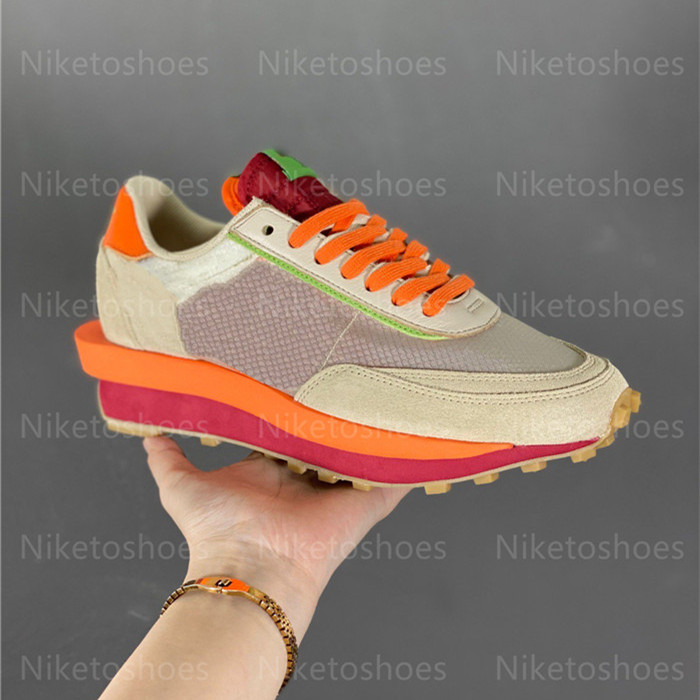 Clot x LDWaffle Women Running shoes Net Orange Blaze Green Bean Mens Outdoor Sports Sneaker Casual Runner Kiss of Death, Color 01
Clot x LDWaffle Women Running shoes Net Orange Blaze Green Bean Mens Outdoor Sports Sneaker Casual Runner Kiss of Death, Color 01