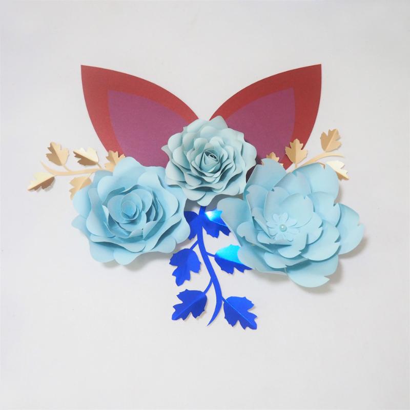 Giant Paper Flowers Artificial Rose Fleurs Artificielles Backdrop 3pcs+ 3 Leave + 2 Ears Wedding Nursery Decor With Video Decorative & Wreat
Giant Paper Flowers Artificial Rose Fleurs Artificielles Backdrop 3pcs+ 3 Leave + 2 Ears Wedding Nursery Decor With Video Decorative & Wreat