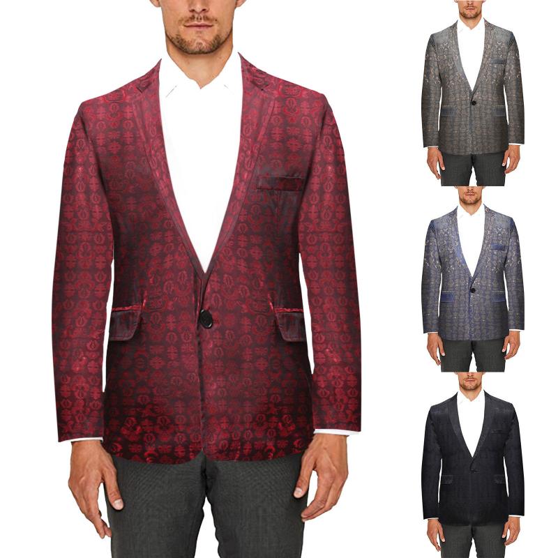 Men's Jackets Coats Long Turndown Collar Suit Printed Autumn Casual Winter And Sleeved &, Black;brown
Men's Jackets Coats Long Turndown Collar Suit Printed Autumn Casual Winter And Sleeved &, Black;brown