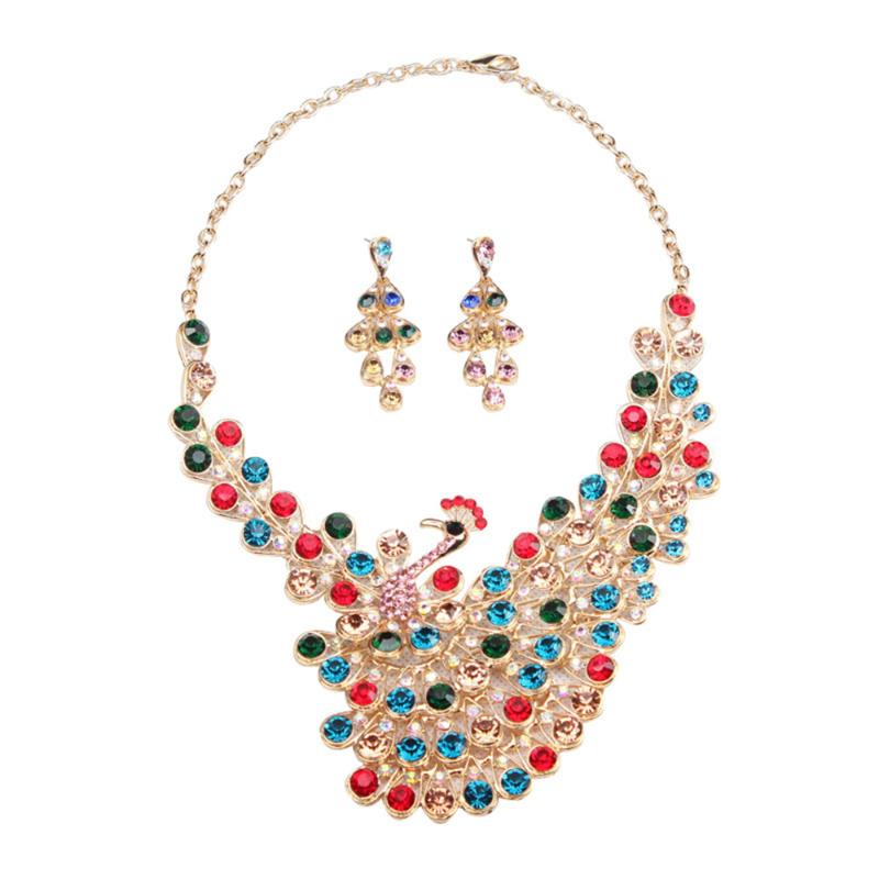 Chokers Super Luxury Rhinestone Peacock Pendant Necklace Short Clavicle Women's Party Or Wedding Jewelry Wholesale
Chokers Super Luxury Rhinestone Peacock Pendant Necklace Short Clavicle Women's Party Or Wedding Jewelry Wholesale