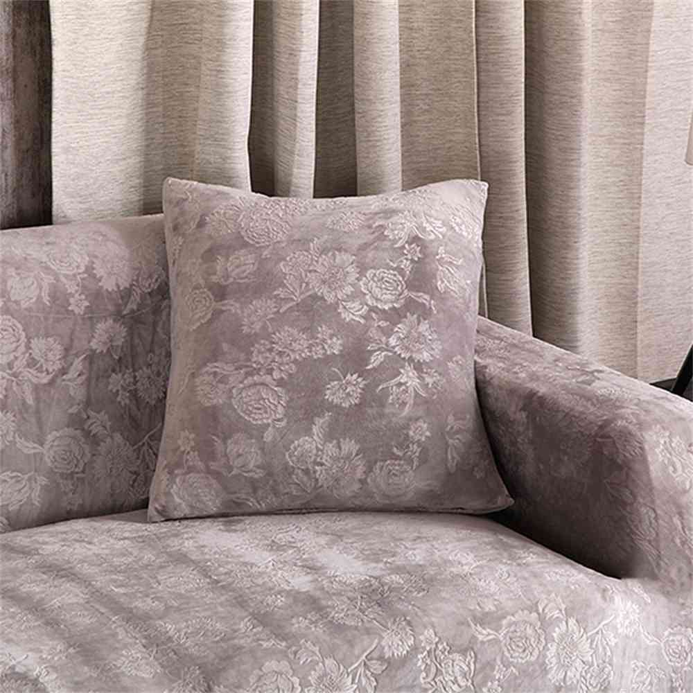 4 Seater Chair Sofa Cover Couch Cover Elastic Plush Velvet Furniture Slipcover Protector Sofa cover chair protector